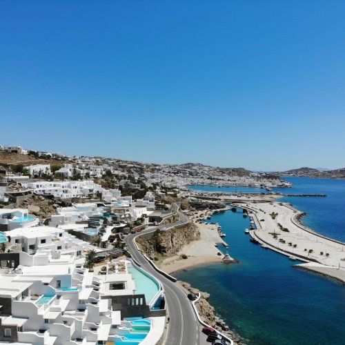 Mykonos coastline