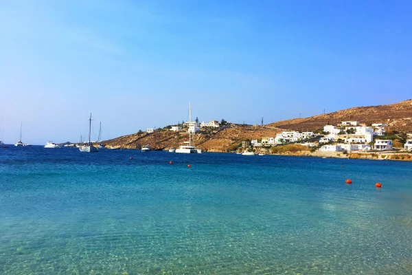 Ornos Beach in Mykonos