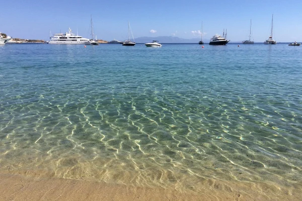 Psarou Beach in Mykonos