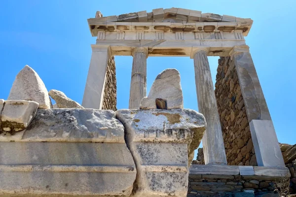 Temple of Isis in Delos, Greece